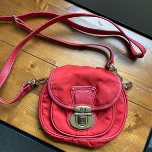 JPK red crossbody purse